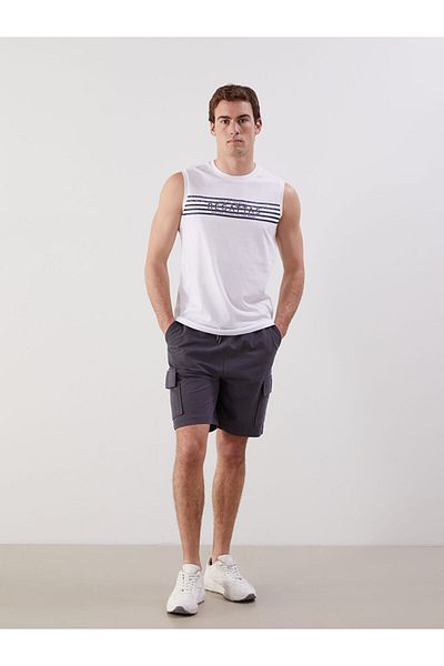 LC Waikiki New Season Crew Neck Printed Men's Sleeveless T-Shirt - S5H366Z8