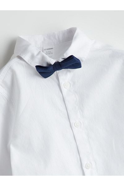 LC Waikiki Basic Boy's Shirt with Bow Tie