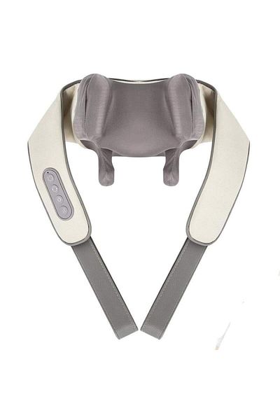 SIKS Aparat de masaj cu role Shiatsu, pentru zona cervicală, gât, lombară, spate cu încălzire