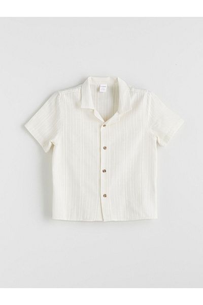 LC Waikiki Resort Collar Basic Boy's Shirt