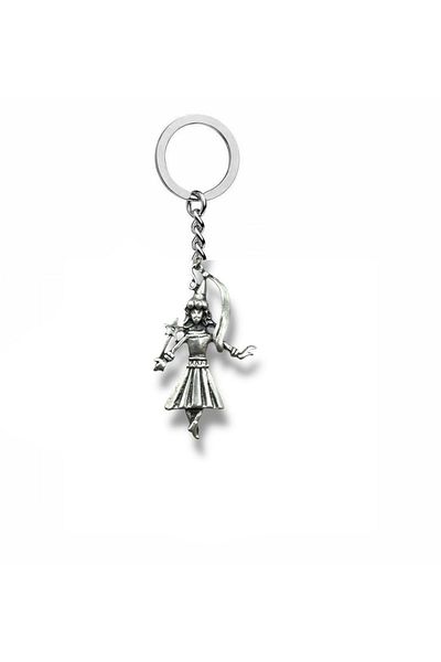 Herşey Nota Sweet Witch Figured Keychain – Cute Gothic Spirit Accessory, Mystical & Fantastic Style Complement