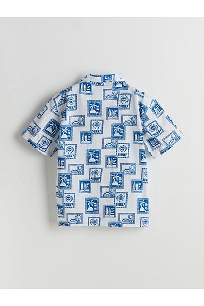 LC Waikiki New Season Patterned Boy's Shirt - S5Go91Z4