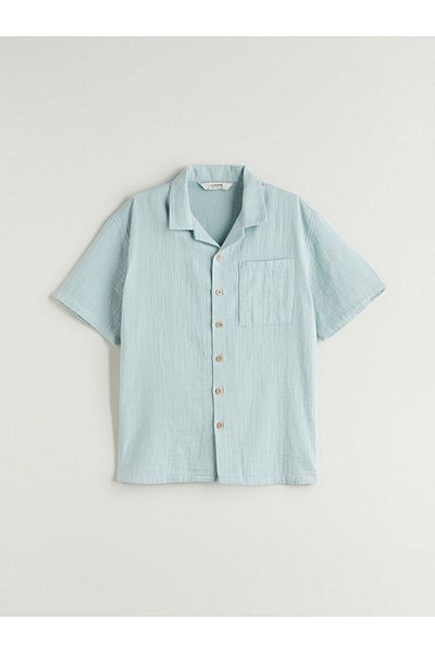 LC Waikiki Basic Short Sleeve Boy's Shirt