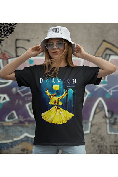 BUTSHIRT BU Tişört 'Dervish – Derviş-- Mevlevi--Semazen 'Regular-Fit' Unisex Tişört