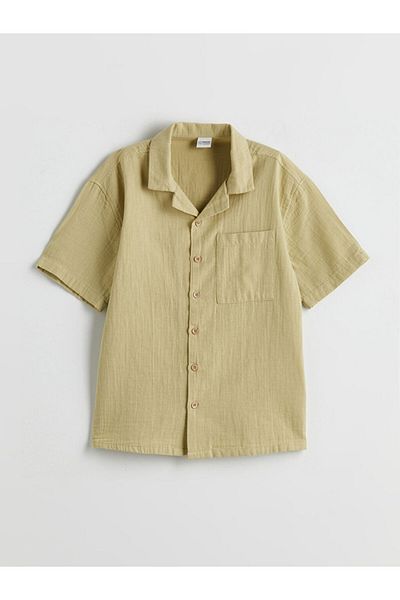 LC Waikiki Basic Short Sleeve Boy's Shirt