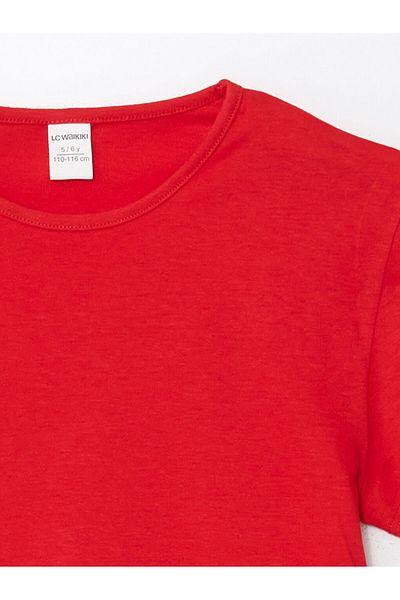 LC Waikiki New Season Crew Neck Basic Girl's T-Shirt - S5G252Z1