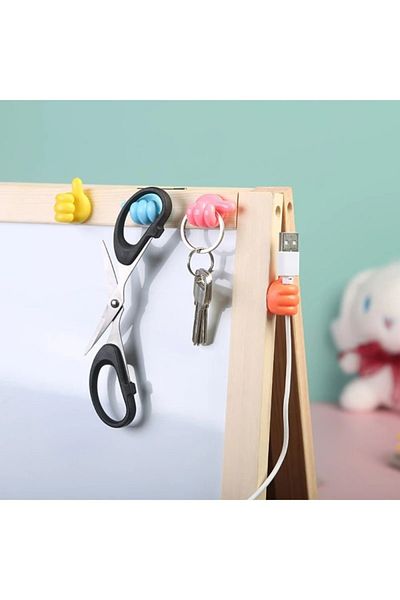 noip 10 Pcs Colorful Arrow Sign Cable Fixer Clips Cable Organizer Holder Adhesive Strap (7474)