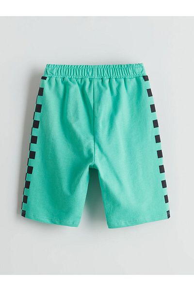 LC Waikiki Printed Boys' Shorts with Elastic Waist