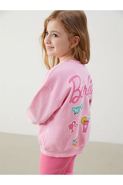 LC Waikiki Printed Girl's Sweatshirt and Leggings 2-Pack