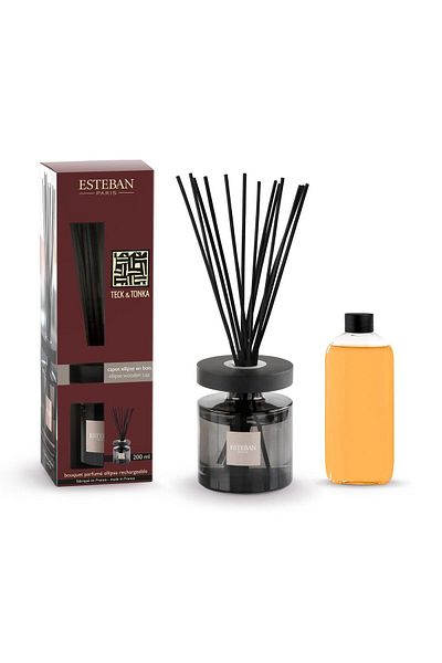 Esteban Paris Perfume diffuser Ellipse Teck&tonka 200ml -