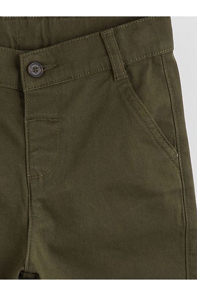 LC Waikiki Khaki Elastic Waist Basic Boy's Shorts