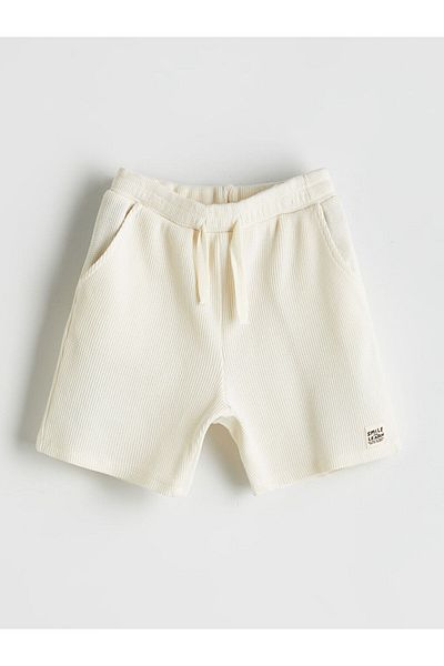 LC Waikiki Green Elastic Waist Pocket Boy's Shorts