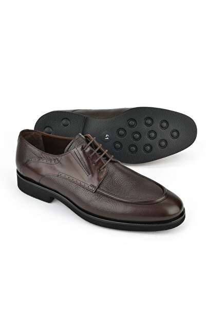 Ziya , Men's Genuine Leather Shoes 151145Z316 Brown