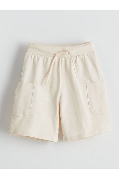 LC Waikiki Basic Boy's Shorts with Elastic Waist and Pockets