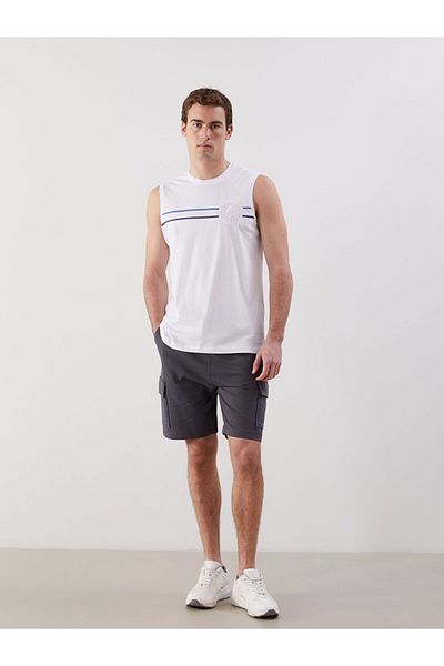 LC Waikiki LCWAIKIKI Classic Crew Neck Printed Men's Sleeveless T-Shirt
