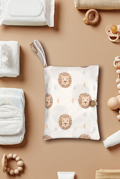 Maison Routine حقيبة العناية بالطفل من ماذر بيبي، حقيبة تنظيمية لحفاضات الأطفال حديثي الولادة، منظم على شكل أسد