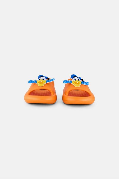 Disney Toddlers Boy Slip On Slides, Orange