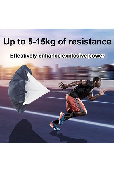 COOYA 56'' Running Umbrella, Parachute Umbrella,Speed Training,Improve Speed Stamina Strength