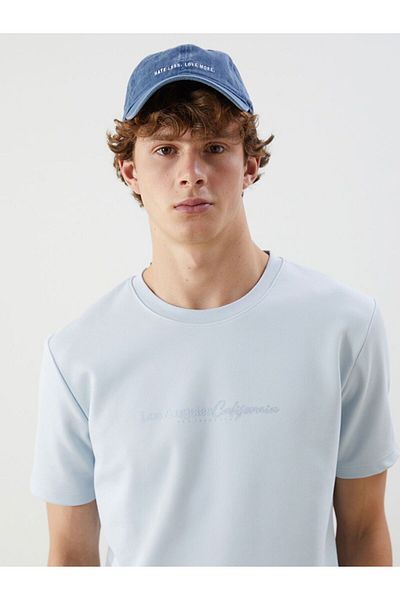 LC Waikiki Xside Crew Neck Printed Combed Cotton Men's T-Shirt