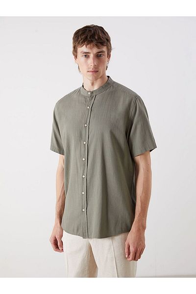 LC Waikiki Southblue Men's Regular Fit Short Sleeve Shirt
