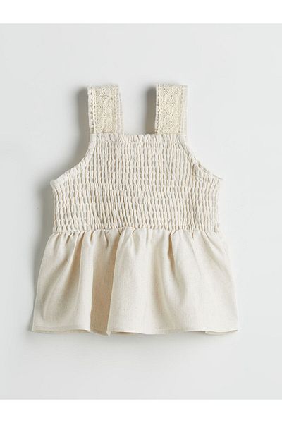LC Waikiki New Season Basic Strap Girl's Blouse - S5Gf79Z1