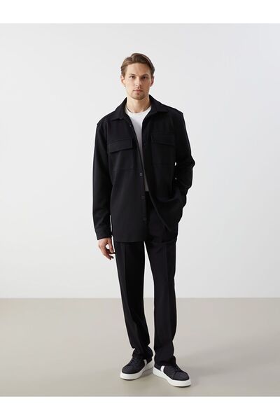 LC Waikiki LCW Vision Regular Fit Довгорукавна чоловіча сорочка-піджак
