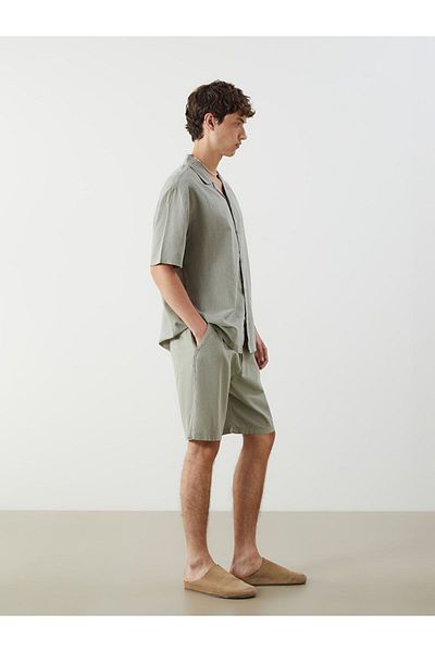 LC Waikiki Xside Comfortable Fit Linen Blend Men's Shorts