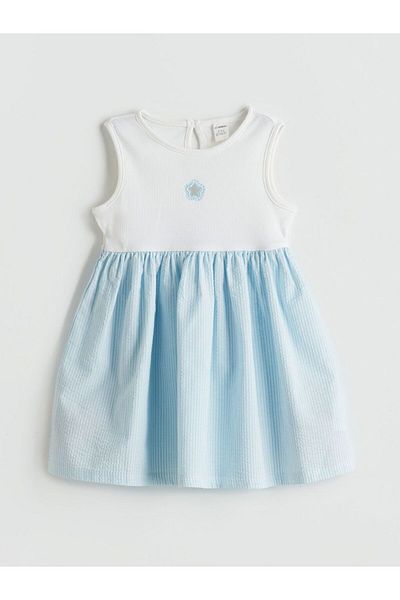LC Waikiki Lcw Kids Crew Neck Floral Girl's Camisole Dress