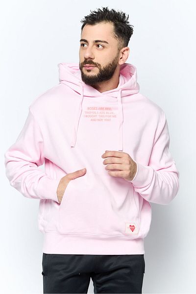 adidas Men Sportswear Fit Long Sleeves Training Hoodie, Pink