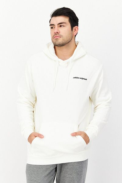 adidas Men Sportswear Fit Outdoor Hoodie, Off White