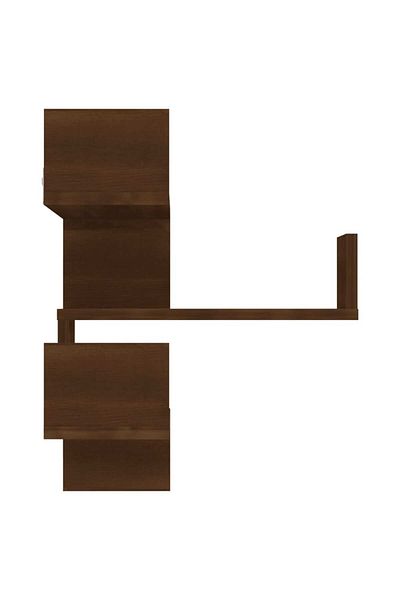 vidaxl Wall Corner Shelves 2 pcs Brown Oak 40x40x50 cm Engineered Wood