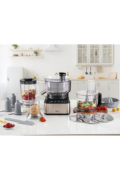 Braun FP3235SI 12-in-1 Food Processor, 800W, Black