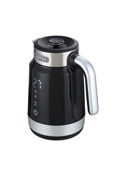 Generic homix 2200W Touch Control Compact Electric Kettle Black and Silver 1.7 Liter D3018E