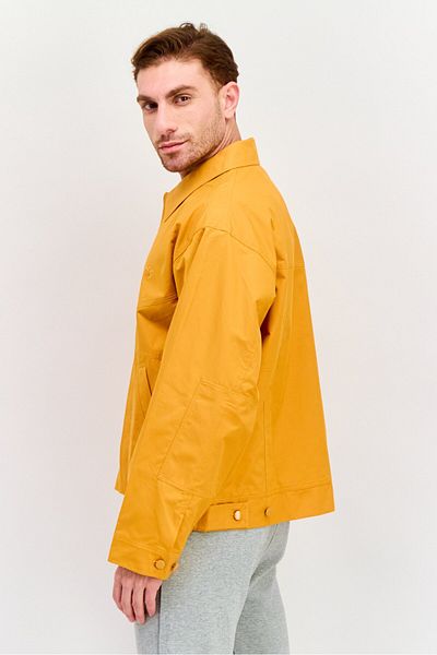 adidas Men Sportswear Fit Embroidered Logo Outdoor Jacket, Orange