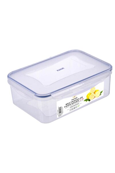 Generic PARFAIT Rectangular Airtight Leak-Proof Food Container Clear and Blue 1.5 Liter YH221507PP-13