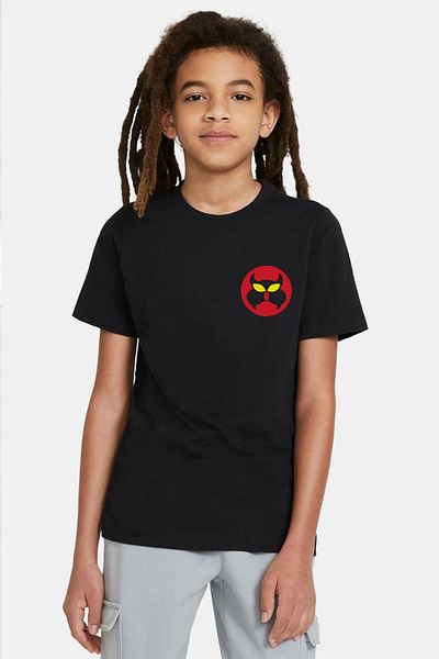 Tshirthane Inspector Gadget Mad Black Kids Tshirt