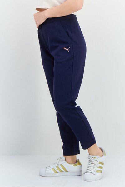 Puma Women Regular Fit Outdoor Sweatpants, Navy