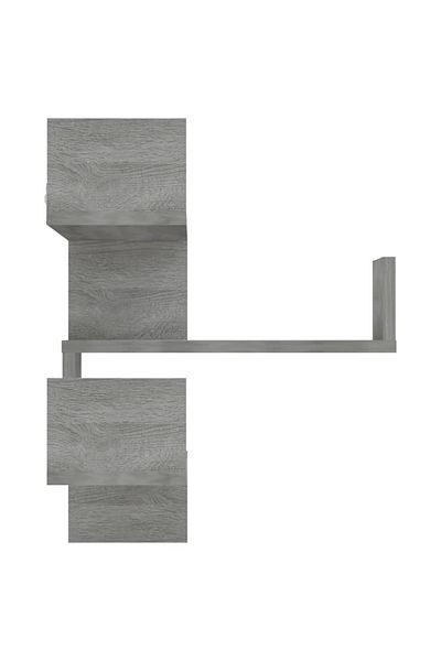 vidaxl Wall Corner Shelves 2 pcs Grey Sonoma 40x40x50 cm Engineered Wood