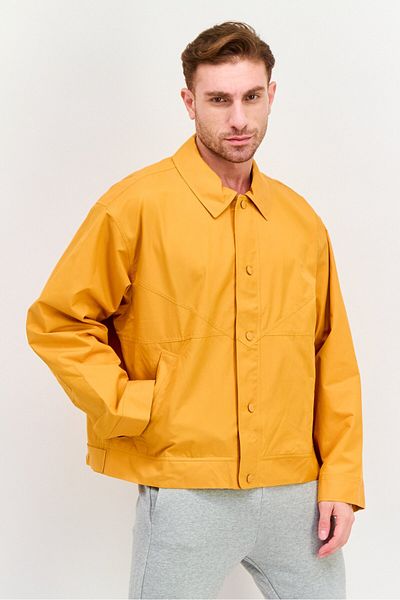 adidas Men Sportswear Fit Embroidered Logo Outdoor Jacket, Orange