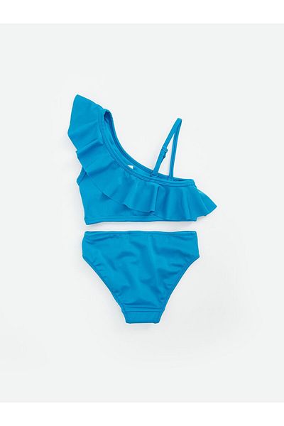 LC Waikiki LCW ECO Ruffle Λεπτομερές μπικίνι για κορίτσια