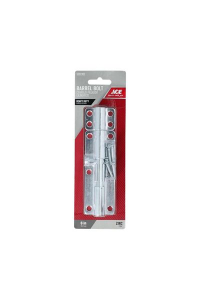 Generic ACE Heavy Duty Barrel Bolt Zinc 6inch