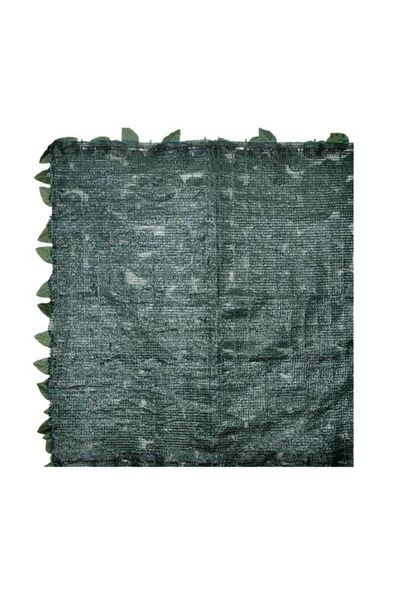 Generic سياج أوراق اصطناعية مقاوم للأشعة فوق البنفسجية متين وثابت باللون الأخضر 150 × 300 سم