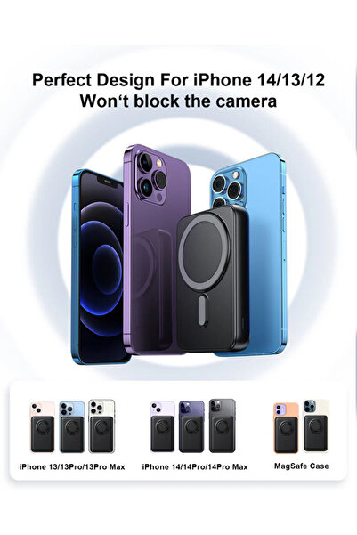 Joyroom Mini Magnetic Wireless Power Bank JR-W 050, 20W, 10000mAh, Black