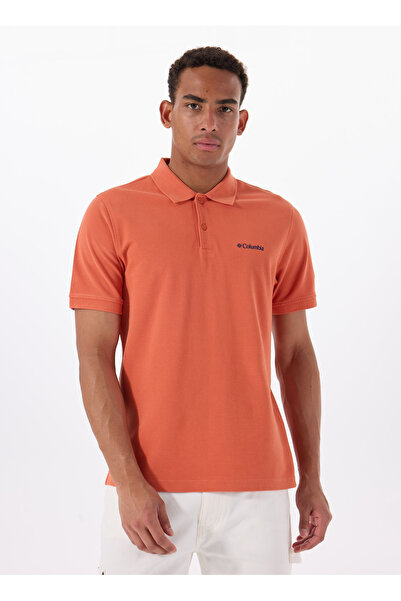 Columbia 9180091851CS0214 Bordo Normal Düz Erkek Polo T-Shirt