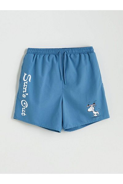 LC Waikiki XSIDE Short Length Patterned Men's Swim Shorts