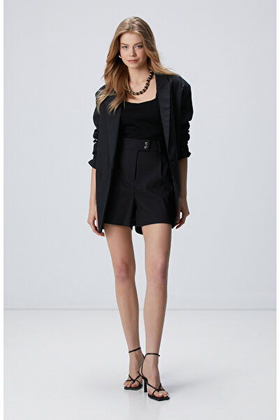 Network Siyah Triko Kazak