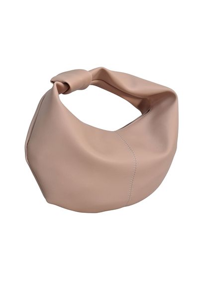 Gloria Women's Powder Pink Mini Knotted Handbag