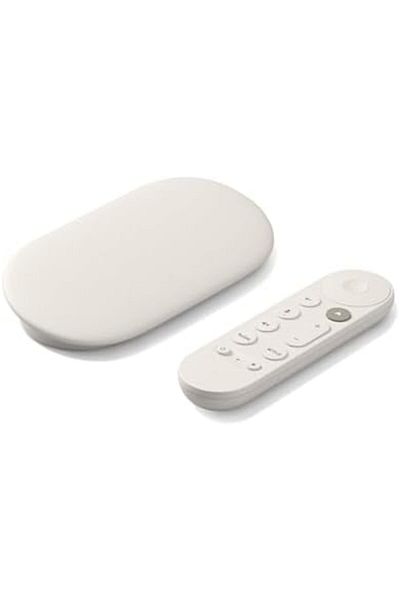 Google TV Streamer 4K - Fast Streaming Entertainment With Voice Search Remote - Watch Movies, Shows,