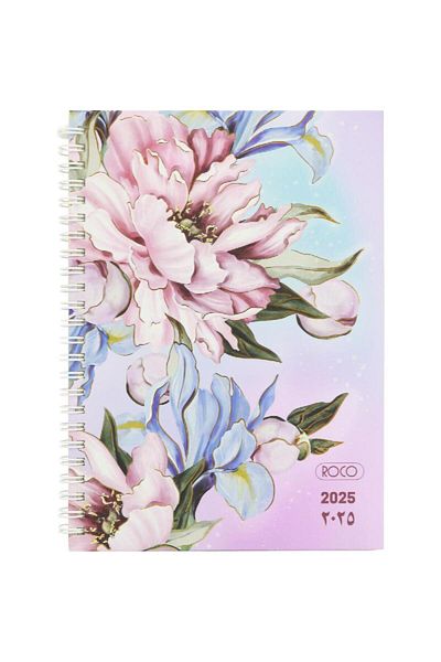 Roco 2025 Design 6 Weekly Diary Gregorian/Hijri WeeklyA5