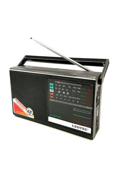 leotec Leotec LT-317LW radio, with 5 radio bands, 220v power supply and batteries